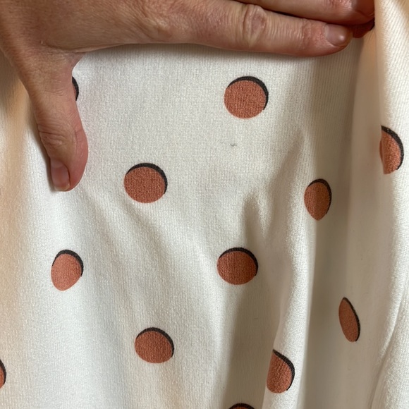 Westmoon LA brand Bubble Print crop T-shirt with zipper accent Size small - Picture 2 of 4